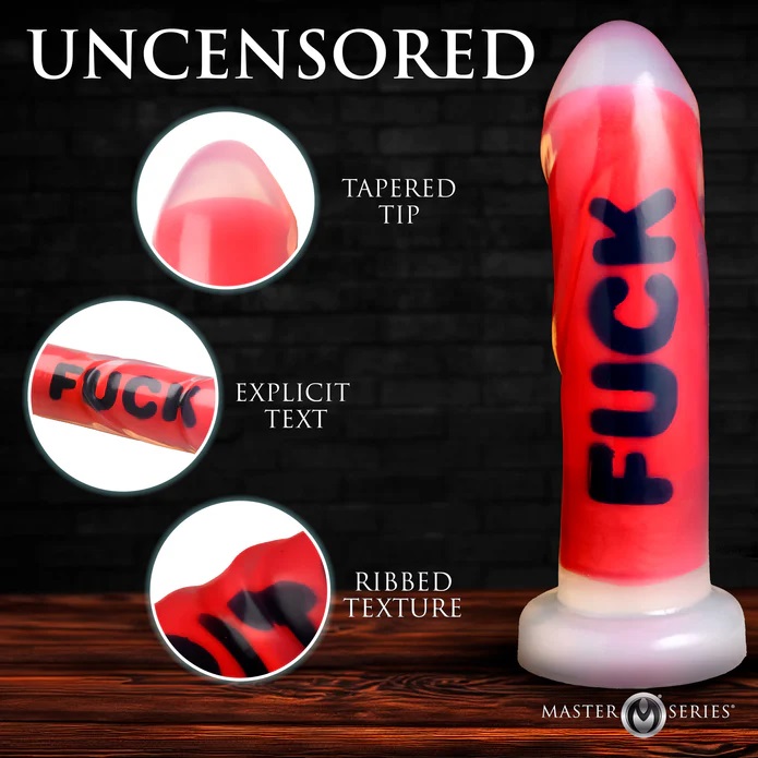 Introducing the must-have addition to your toy collection: t... Master Series - Fuck Dildo - Red photo-4