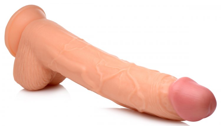 This deep penetrating Hung Harry dildo is perfect for fillin... Master Cock - Hung Harry 11.75" Dildo w Balls - Flesh photo-6