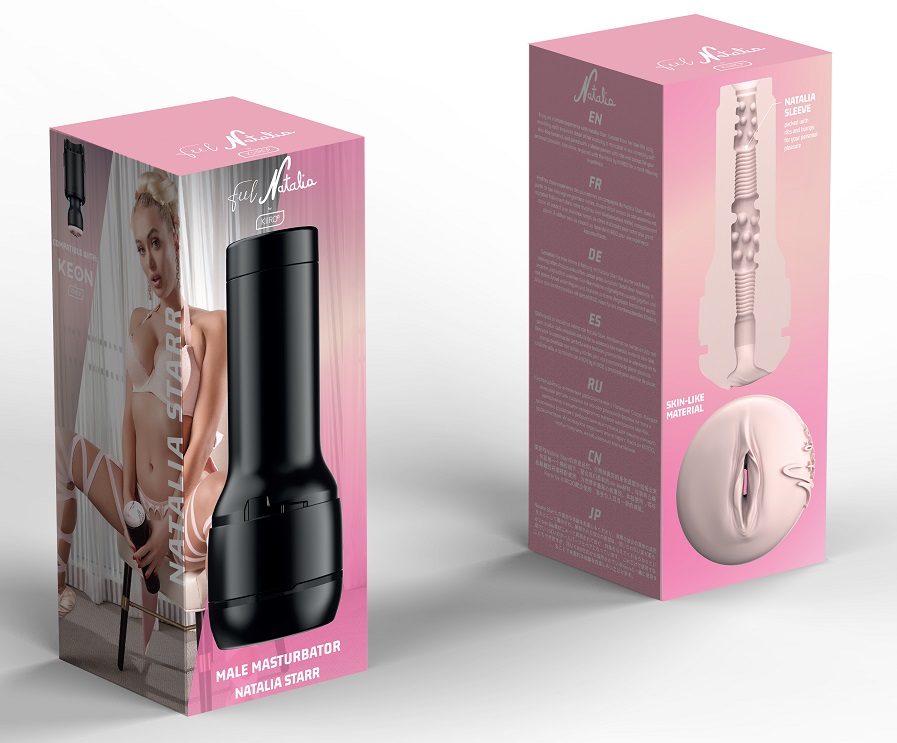 The Feel Natalia Starr Stroker was designed to be used with ... Kiiroo - Feel Natalia Starr Masturbator photo-15