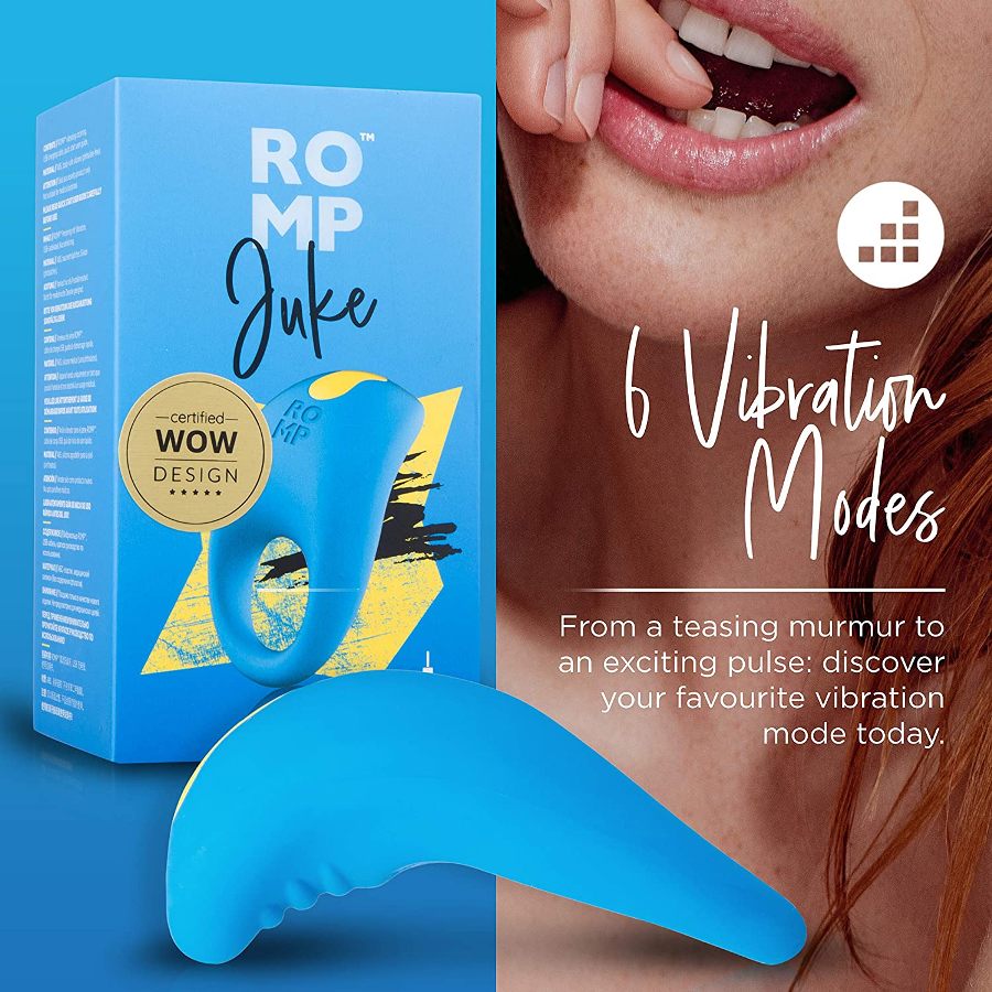 我们想通知您,适用于 Wow Tech 产品(ROMP、Womanizer、We-Vibe、Arcwave)的充电器适配... Romp - Juke 震动环 - 蓝色 照片-11
