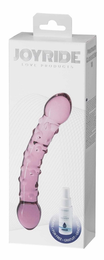 An elegant, high-quality series of handmade glass toys (... Joyride - Premium GlassiX Dildo No.18 - Pink photo-3