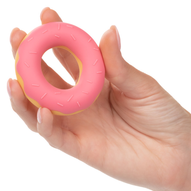 The Naughty Bits Dickin' Donuts Silicone Donut Cock Ring... CEN - Naughty Bits Dickin’ Donuts Ring - Pink photo-2