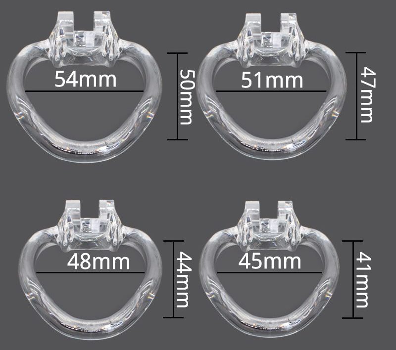 Male chastity device - bird cock cage
Total high: 99mm ... FAAK - Long Bird Chastity Cage - Clear photo-7