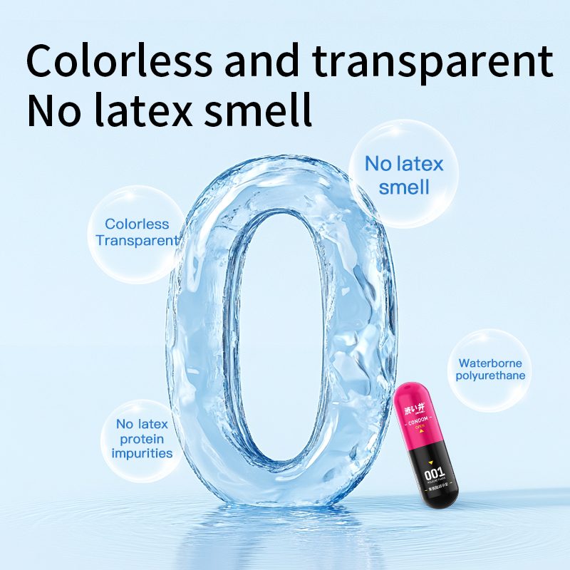 Polyurethane material, youthful and trendy capsule design, p... Drywell - 0.01 Pleasure Condoms 3's Pack photo-5