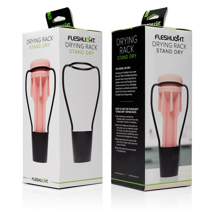 You rinse, we dry. Cleaning your Fleshlight is easier than e... Fleshlight - Stand Dry Rack - Black photo-6