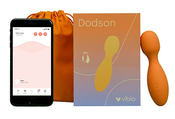 Dodson is a unisex mini wand featuring powerful technology t... Vibio - Dodson App-Controlled Mini Wand - Orange photo-2