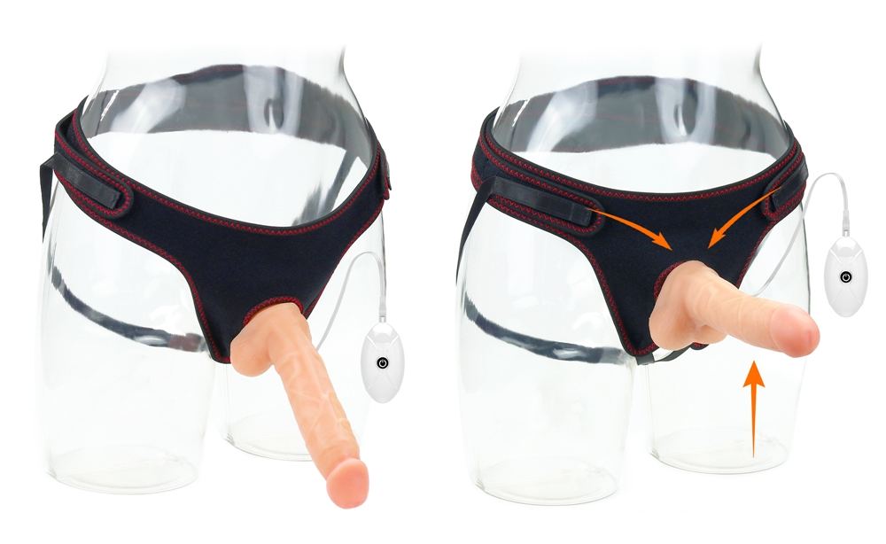 Built to deliver the most lifelike satisfaction, the vibrati... Lovetoy - 7.5" Vibro Easy Strapon Set w Balls photo-11