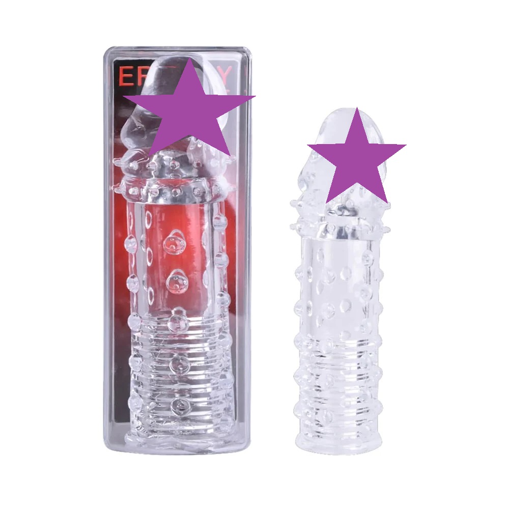 TPE material product fits all size.
Phthalates free Erokay - Penis Sleeve XXXL - Clear photo-2