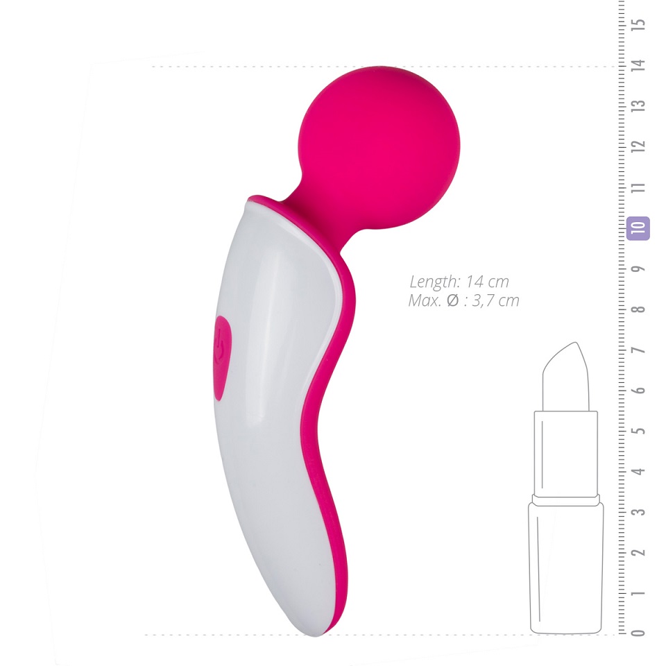 Do you find most wand vibrators to be too large, heavy and p... Easytoys - Mini Wand Massager - Pink/White photo-5
