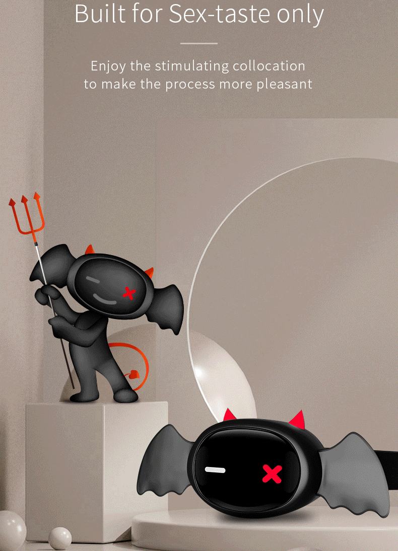 With the included QIUI app you can set yourself when you can... QIUI - Little Devil APP Controlled Collar - Black photo-8