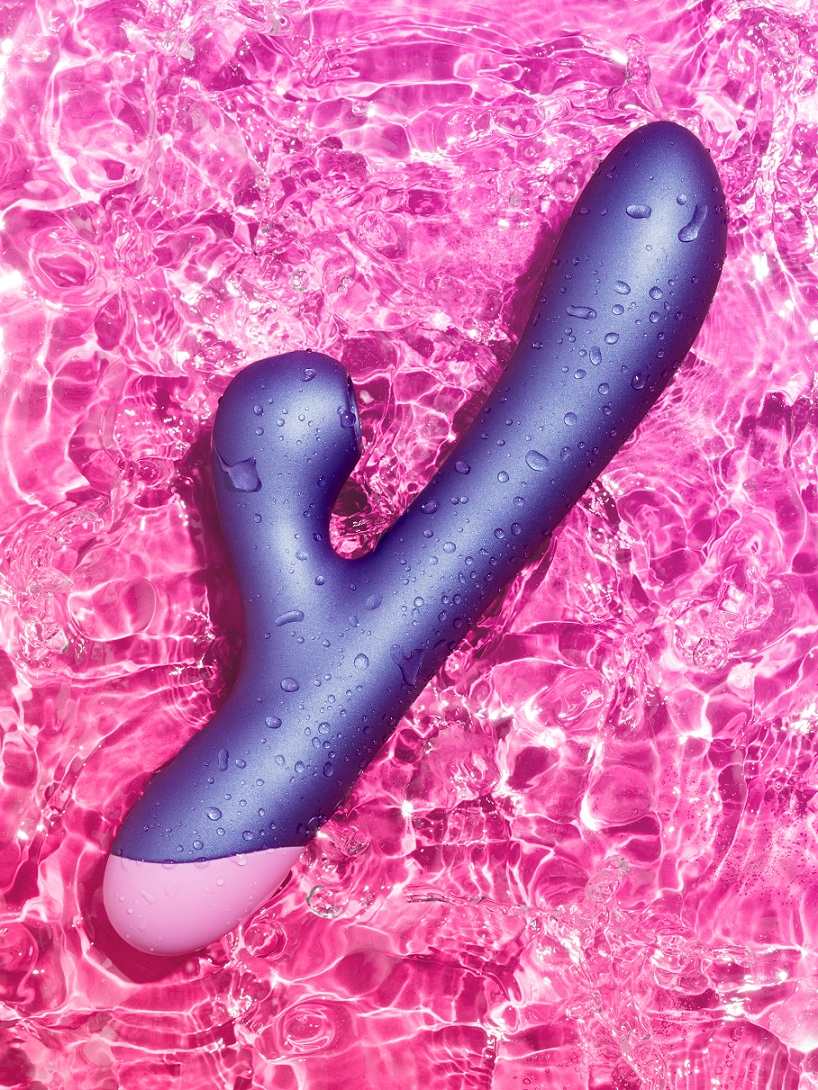 ROMP Pulse is a rabbit vibrator with Pleasure Air clitoral s... Romp - Pulse Suction Rabbit Vibrator - Purple photo-9