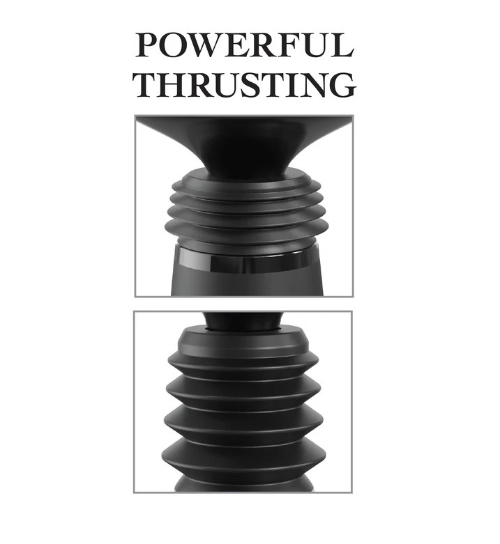 The powerful, handheld Body Dock Thruster is ready to take y... Fetish Fantasy - Body Dock Handheld Thruster - Black photo-2