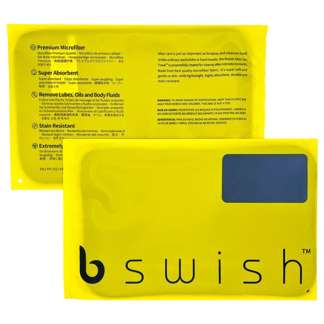 The B Swish After-Sex Towel is purposefully created for clea... B Swish - After Sex Towel - Black photo-11