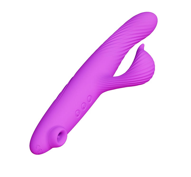 10 Kinds of vibration
7 Kinds of licking
3 Kinds of thrustin... Secwell - Peacher Multifunctional Vibrator - Purple photo-4