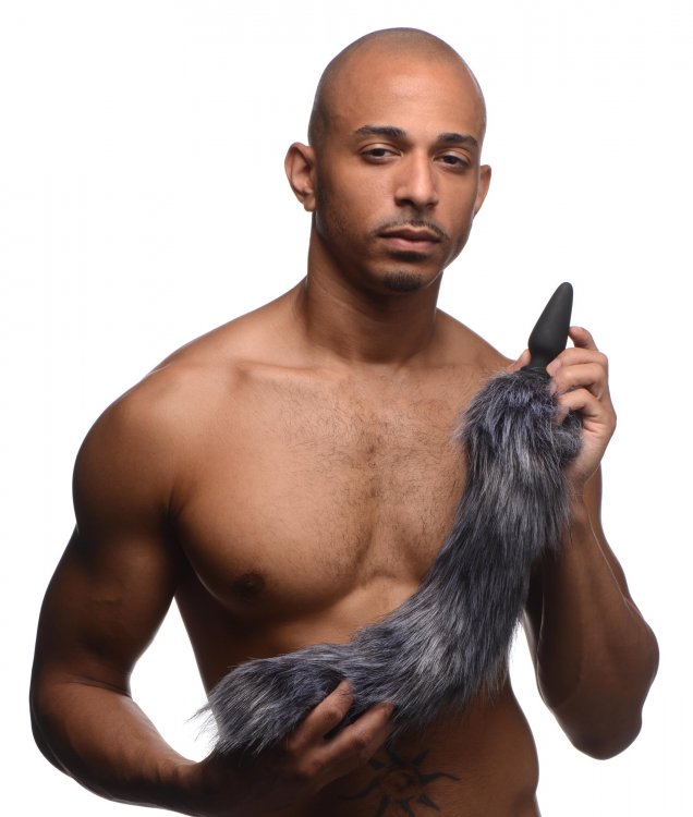 Let your wild side come out to play with these animal tails!... Tailz - 3 Interchangeable Tails w Anal Plug photo-3
