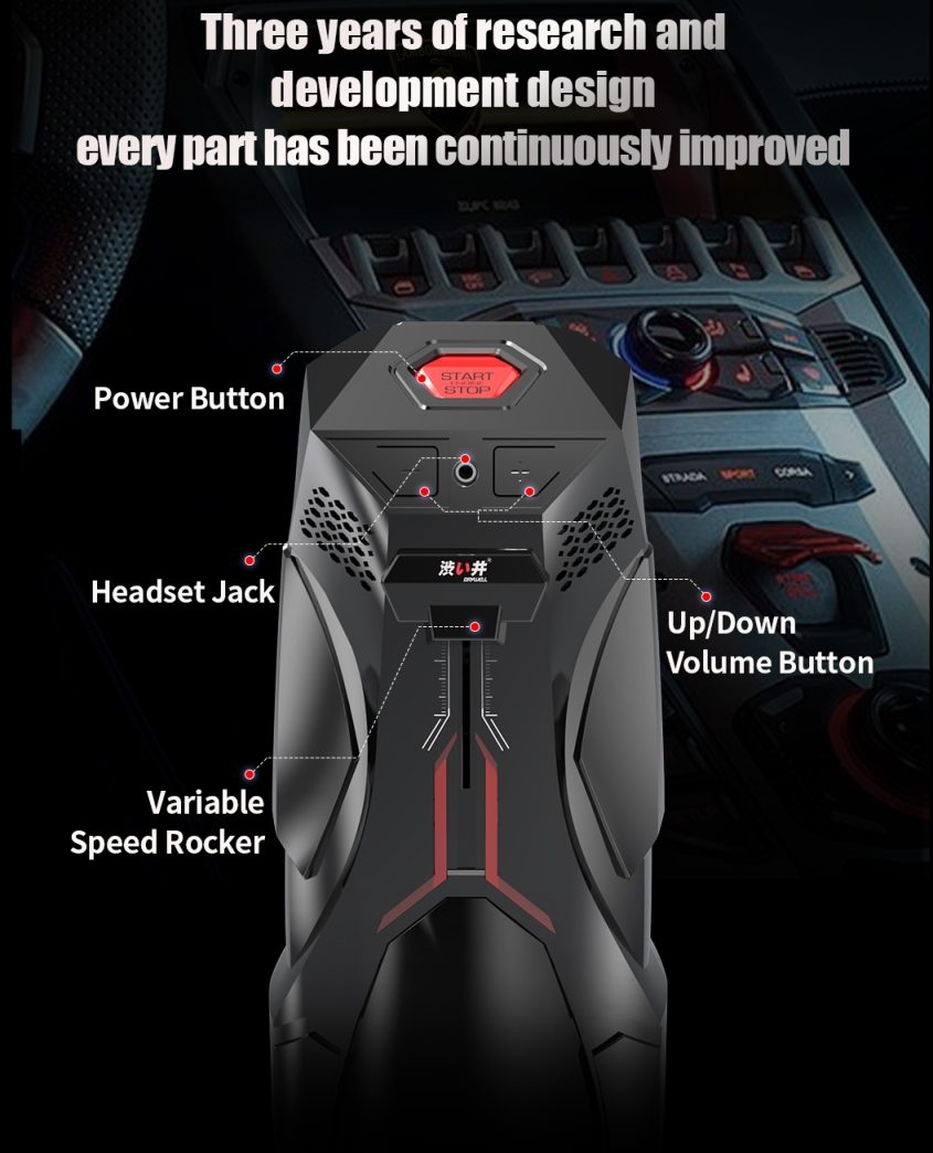 Lamborghini is the dream car of many men. Drywell is committ... Drywell - Lamborghini Auto Masturbator - Black photo-4