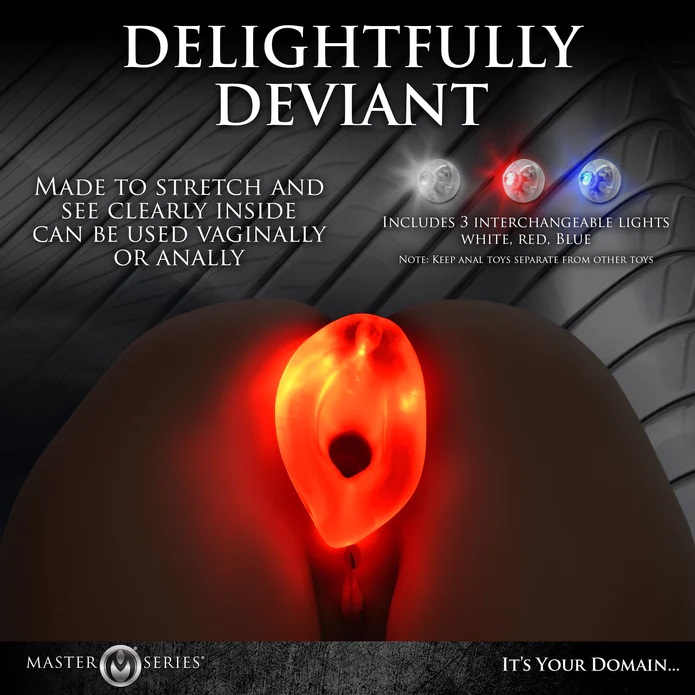 You're gonna love what's at the end of this tunnel o... Master Series - Light-Tunnel Anal Dilator L - Clear photo-6
