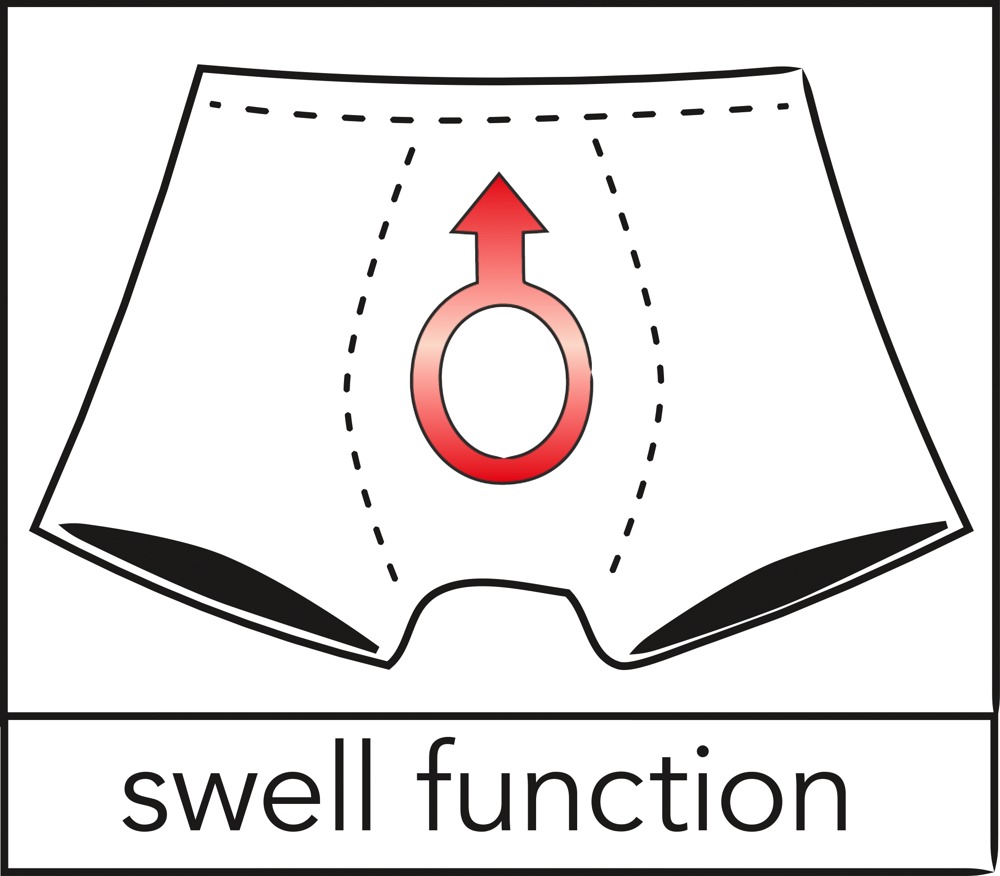 With a push-up effect and swell function!
Briefs with a hole... Svenjoyment - Swell Briefs - Black - M photo-3