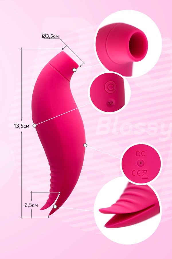 This little device contains a lot of bright and deep orgasms... JOS - Blossy Clit Stimulator - Pink photo-10