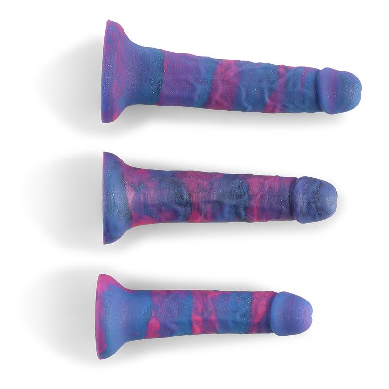 This Dildo is made of a unique galaxy color, sci-fi but very... MT - Starlight Dildo M - Purple photo-7