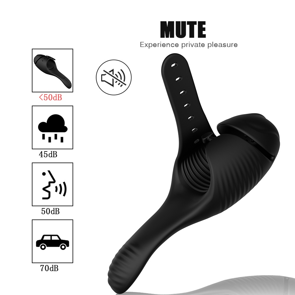 10 Kinds of vibration
2 parts vibrate
Magnet Rechargeable L... Secwell - Bobbie Vibro Masturbator - Black photo-7