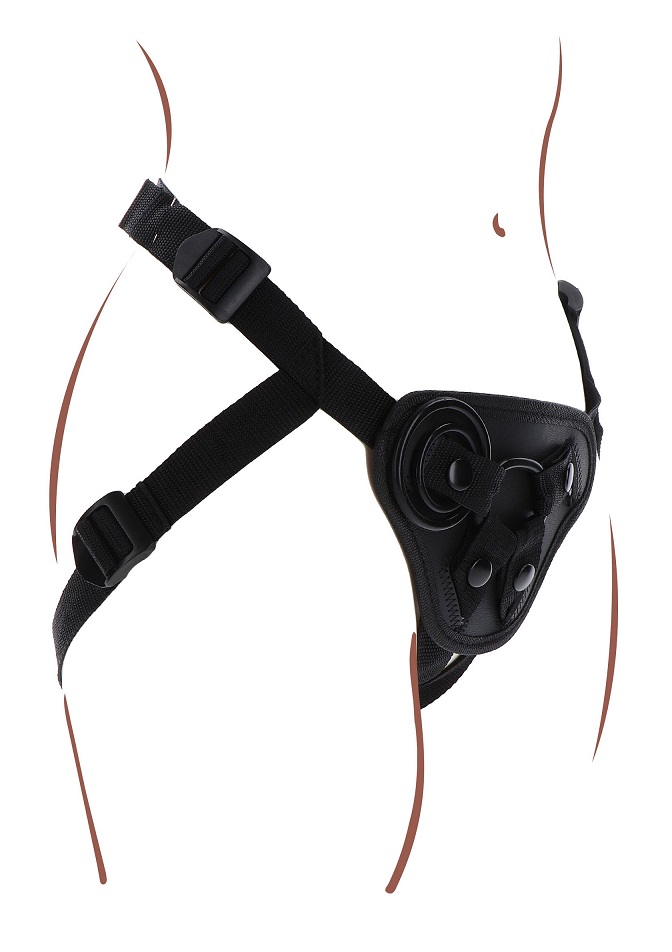 This TOYJOY Get Real Harness is designed for ultimate rolepl... ToyJoy - Strap-On Harness - Black photo-5