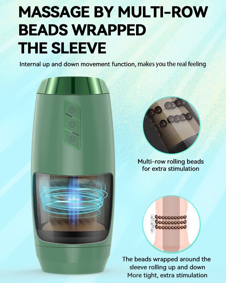 Rolling Pleasure Rechargeable male masturbator
The modern m... Akposh - Passion Storm Rolling Masturbator - Green photo-4