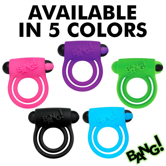 Add a little more sensation for both you and your partner to... Bang! - 28X Glow Vibro Ring - Green photo-10