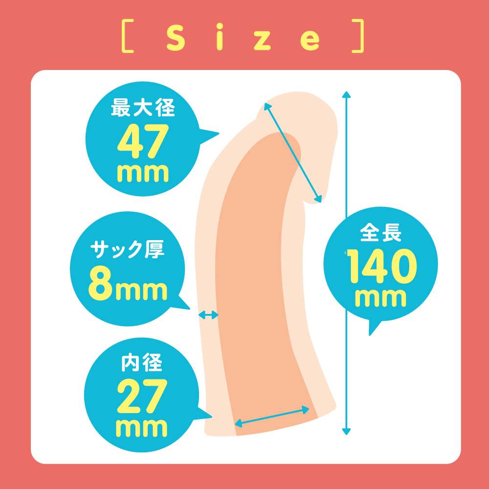 Perfect fit for any size! Authentic feel and look! A gentle-... Pepee - Punito Curved Penis Sleeve photo-6