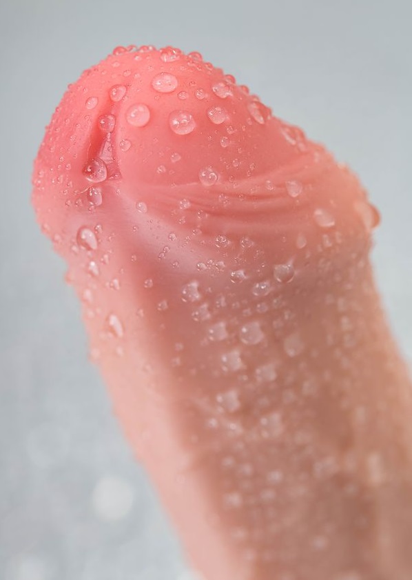 The only thing you can think of this handsome is "Oh, m... My Babe - My Treasure Sliding Skin Dildo - Flesh photo-14
