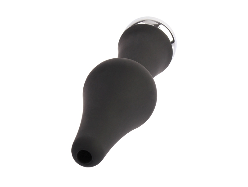 Anal Douche, Smooth, 1 Threaded Adapter, Phthalate Free.
Ma... Chisa - CleanStream Enema Attachment - Black photo-4