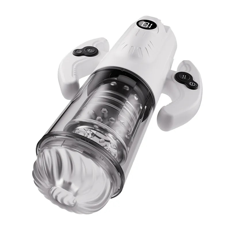 Auto-thrusting and sucking
Ergonomically design
9 thrusting ... Erocome - Gemin Auto Thrusting Masturbator - White photo-7