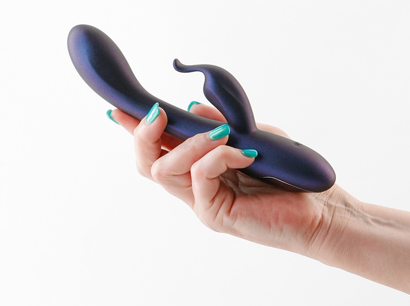 A Queen’s Delight is yours with Royals. A collection of exqu... NS Novelties - Royals Empress Rabbit Vibrator - Metallic Blue photo-2