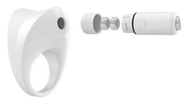 ovo B10 is made of 100% body safe silicone, with soft an... Ovo - B10 Vibro Ring - White photo-3