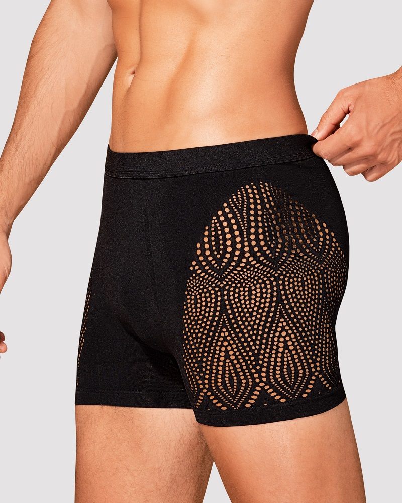 Is classic combined with a bit of spice definitely your styl... Obsessive - M103 Boxers - Black - S/M/L photo-3