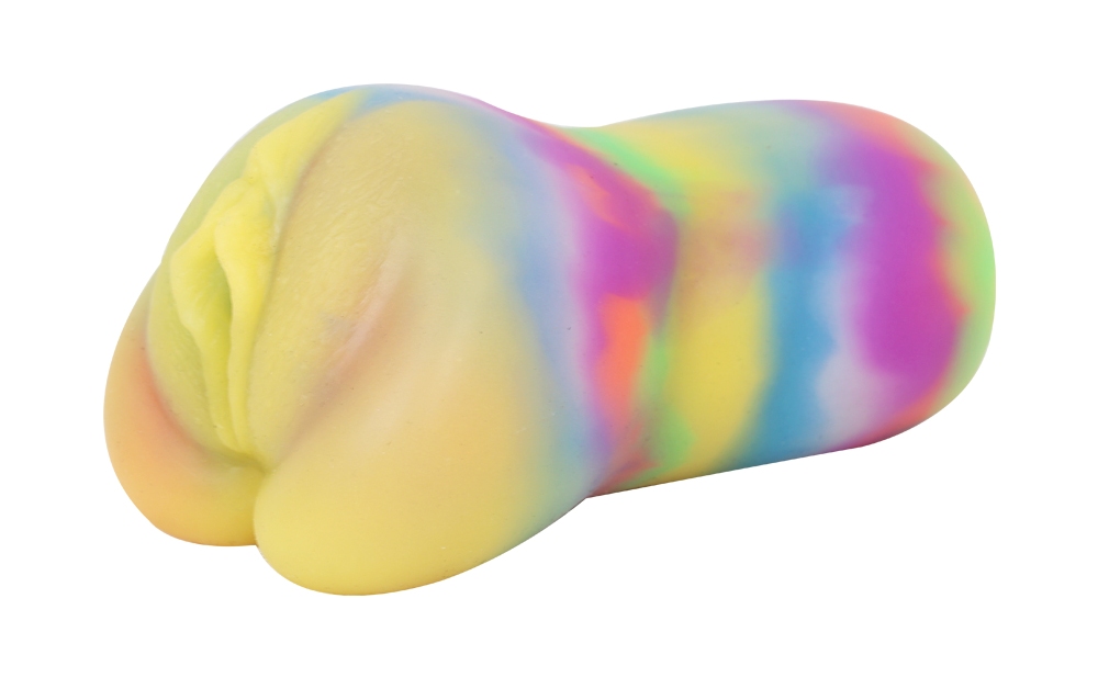 Glow in dark masturbator were made of light enable material,... FAAK - Fantasy Pussy Masturbator - Luminous photo-3