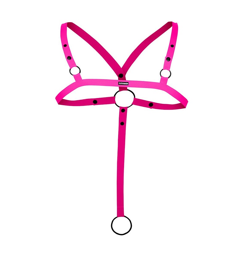 A harness made to inspire.
Designed with delicate straps tha... Cut4men - Crossed Harness - Hot Pink photo-4