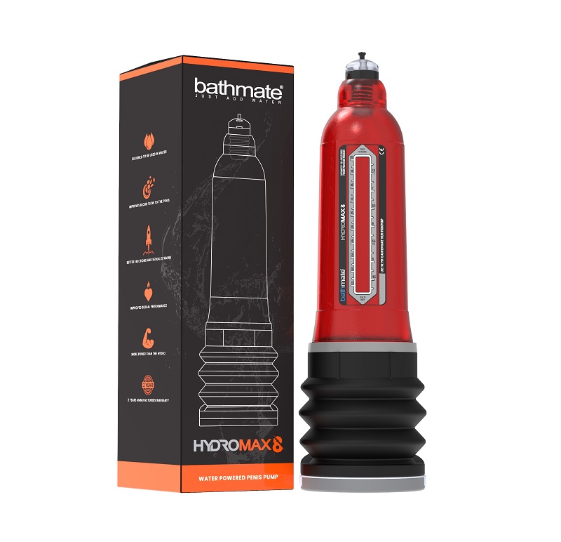 The best-performing penis pump on the market is now even bet... Bathmate - Hydromax 8 - Red photo-3