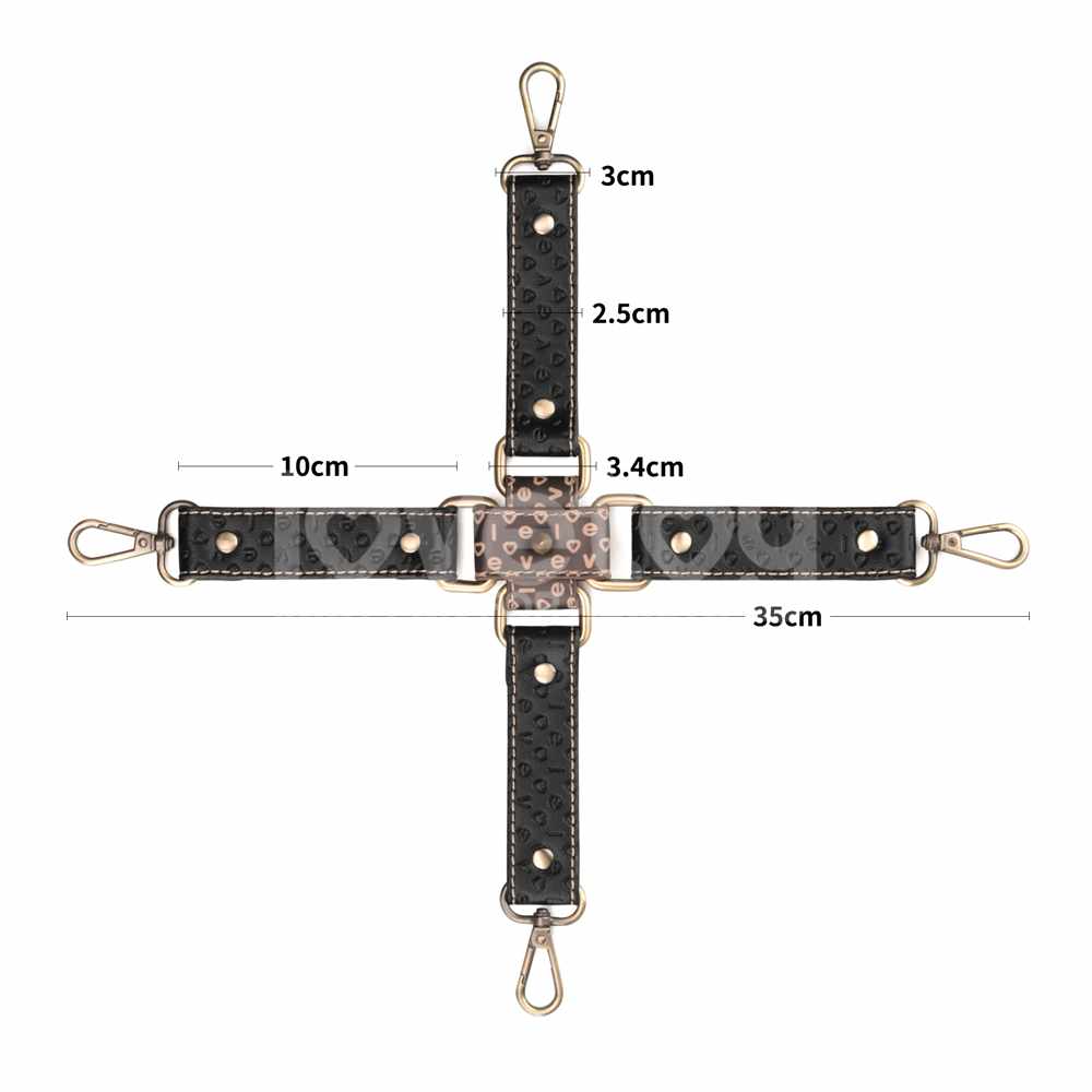 Introducing Rebellion Reign Hogtie Set, a uniquely designed ... Lovetoy - Rebellion Reign Hogtie Set - Black photo-13