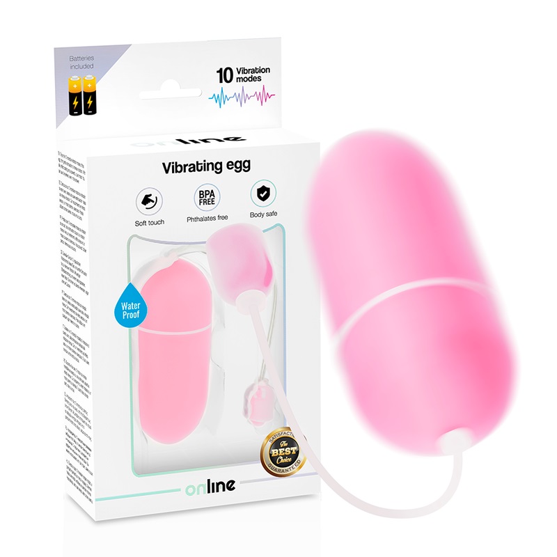 Enjoy the 10 amazing vibration modes of this egg, from a sof... Online - Vibro Egg - Pink photo-4