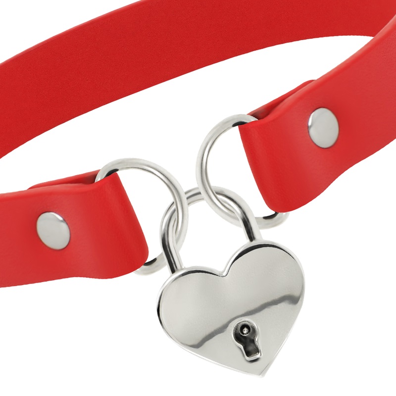 The Coquette Chic Desire accessories collection is exclusive... Coquette - Choker Keys Heart - Red photo-3