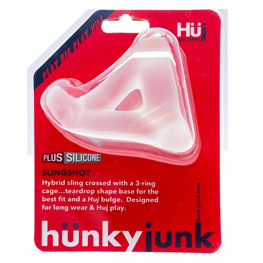 SLINGSHOT is a sling that fits-a hybrid cocksling with a tea... Hunkyjunk - Slingshot Teardrop Cocksling - Ice photo-6