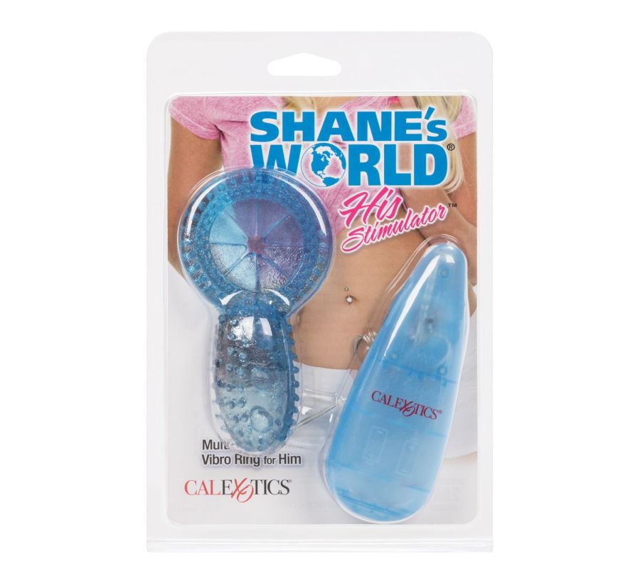 Whoever said that vibrations are only for the ladies? With t... CEN - Shane's World His Stimulator - Blue photo-4