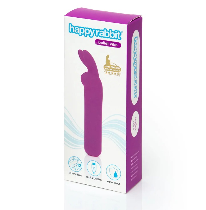 Combined iconic happy rabbit ears and the incredible power o... Happy Rabbit - Ears Vibro Bullet - Purple photo-4