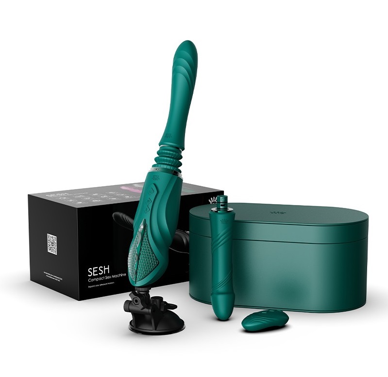 Powered by ZALO's groundbreaking PowerThrust technology,... Zalo - Sesh APP Thrusting Sex Machine - Turquoise Green photo-20