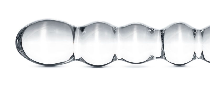 This beaded dildo is indispensable in every nightstand. The ... Gildo - Glass Dildo No. 19 - Clear photo-3