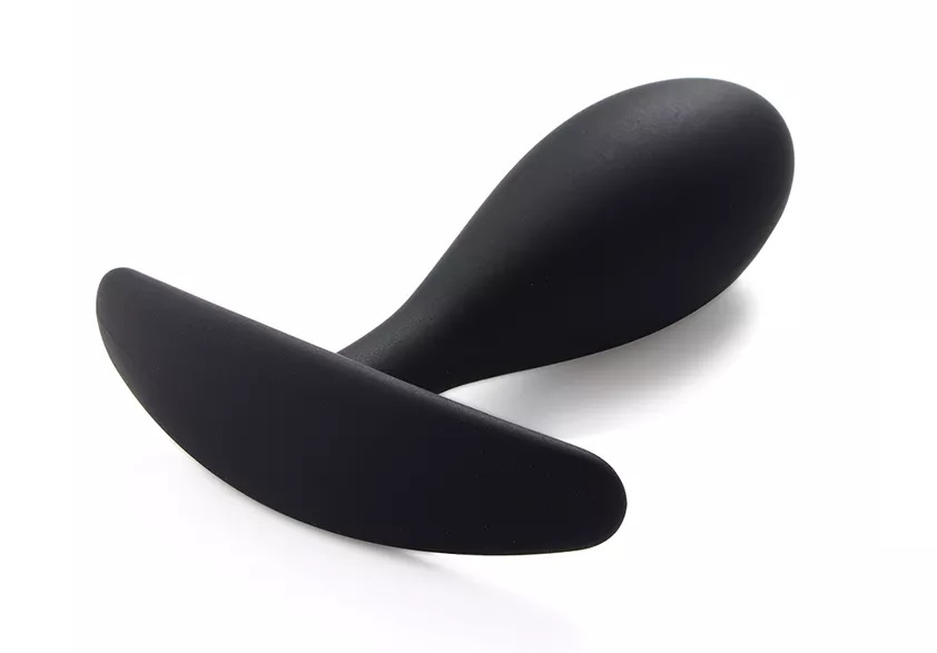 Silicone anchor butt plug for man and woman MT - Blob Anchor Plug S - Black photo-5