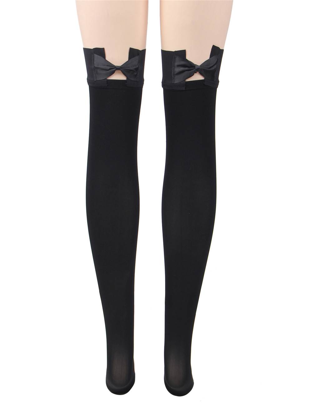 Tie stockings with bow
Material 88&... Ohyeah - Bow Tie Stockings - Black photo-4