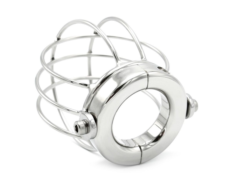 Introducing our premium stainless steel Ballstretcher Ball C... Kiotos - Cage Ball Stretcher photo-2