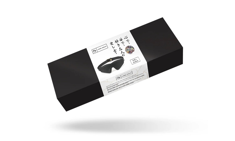 Organosilicon designed to add a touch of adventure and spice... Liebe Seele - Organosilicon Blinfold - Black photo-4